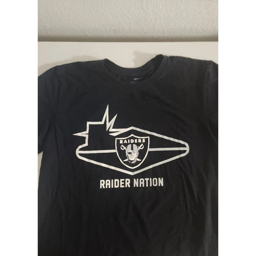 The Nike Tee RAIDER NATION Las Vegas Raiders T-Shirt Men's Size M